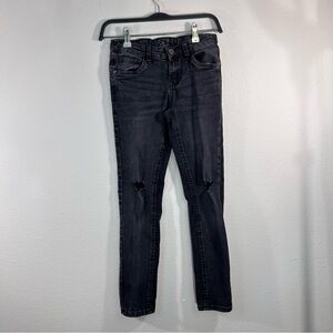 Studio V by vigoss size 12 distressed black denim jeans